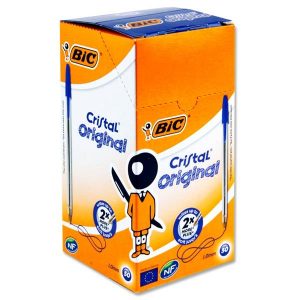 Bic Cristal Original Ballpoint Pens Blue (Box 50)