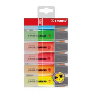 Stabilo Boss Original Assorted Highlighters (Pack of 6)