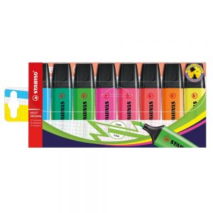 Stabilo Boss Original Assorted Highlighter (Pack of 8)
