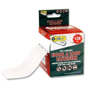 Stik-ie 4ft Roll Self-adhesive Hook And Loop Fastener