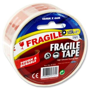 Fragile Packing Tape 48mm X 66m Roll