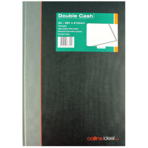 Collins Ideal A4 Book Double Cash (192 Pages)