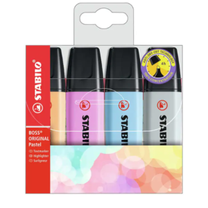 Stabilo Boss Original Highlighter Set of 4