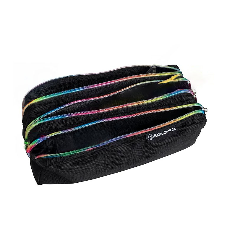 Trple compartment pencil case