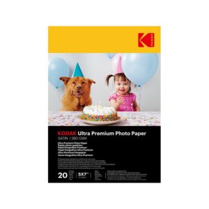 Kodak 5" x 7" Satin Photo Paper pack20